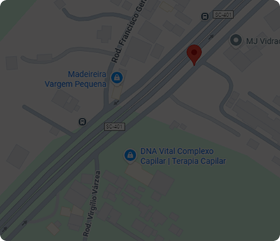 mapa de Localização do motel